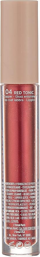 L'Oreal Paris Chromatic Bronze Lip Topper - 04 Red Tonic