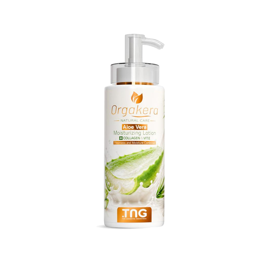 Orgakera Aloe Vera Cream 250ml – Moisturizing & Soothing Care for Dry & Sensitive Skin