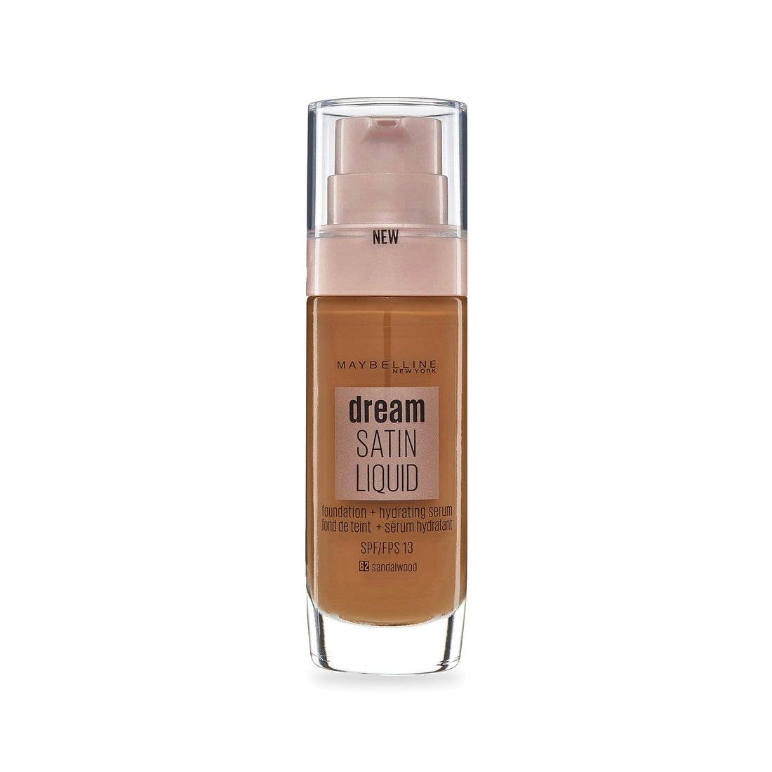 Maybelline Dream Satin Liquid Foundation - 62 Sandalwood Beige