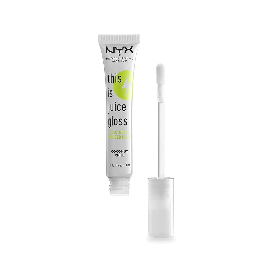 NYX Professional Makeup This Is Juice Gloss Electrolyte Infused Color - 01 Coconut Chill