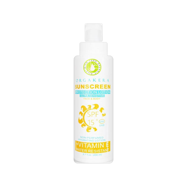 Orgakera SPF 50 Sunscreen Face & Body 200ml | UV Protection