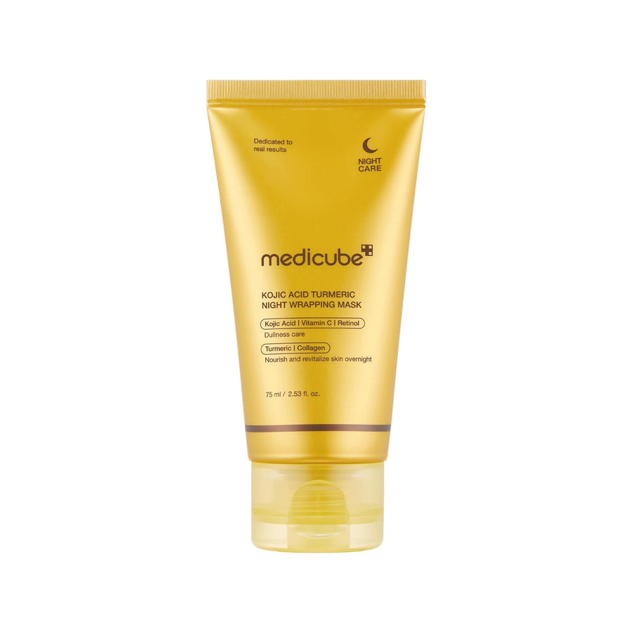 Medicube Kojic Acid Turmeric Night Wrapping Mask 75ml – Brightening Overnight Mask