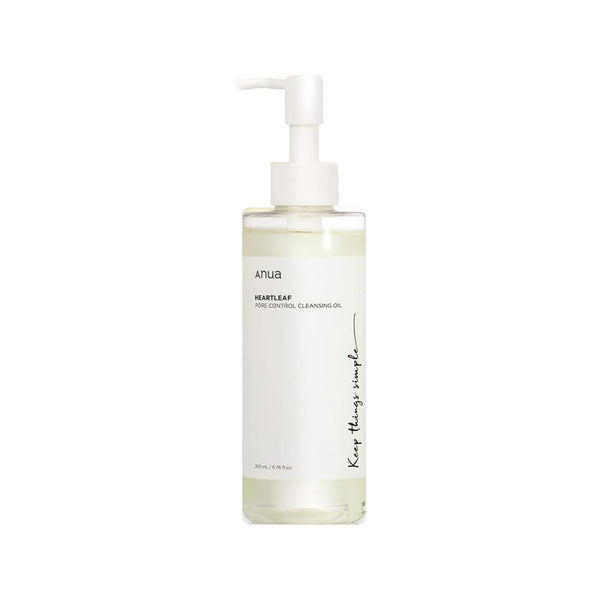 Anua Heartleaf Pore Control Cleansing Oil 200ml – Makeup Remover & Pore Cleanser