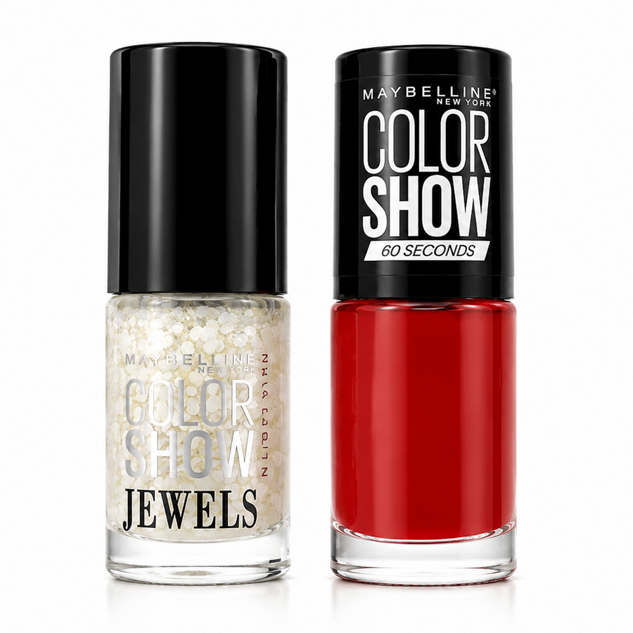 Maybelline Let It Snow Nail Polish - 353 Red Precious Pearl