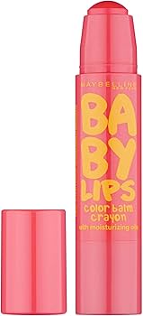 Maybelline Baby Lips Color Balm Crayon in shade 10 Sugary Orange with a moisturizing formula, vibrant orange tint, and easy-to-apply crayon design.