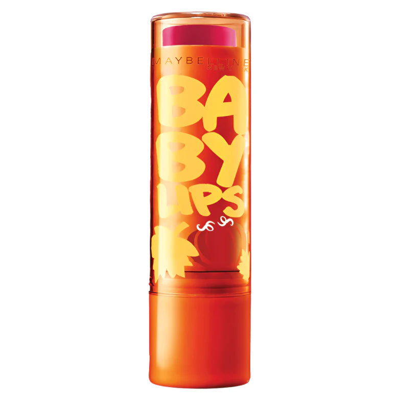 Maybelline Baby Lips Holiday Spice Lip Balm in shade 22 Pumpkin Spice with a nourishing formula, warm sheer tint, and moisturizing finish.