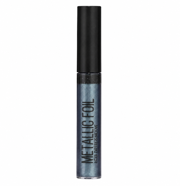 Maybelline Metallic Foil Lipstick in shade 130 Labyrinth with a rich metallic finish and bold, shimmering color in sleek lipstick packaging.