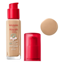Bourjois Healthy Mix Clean Foundation 53W Light Beige featuring a breathable formula for a fresh, healthy-looking complexion.