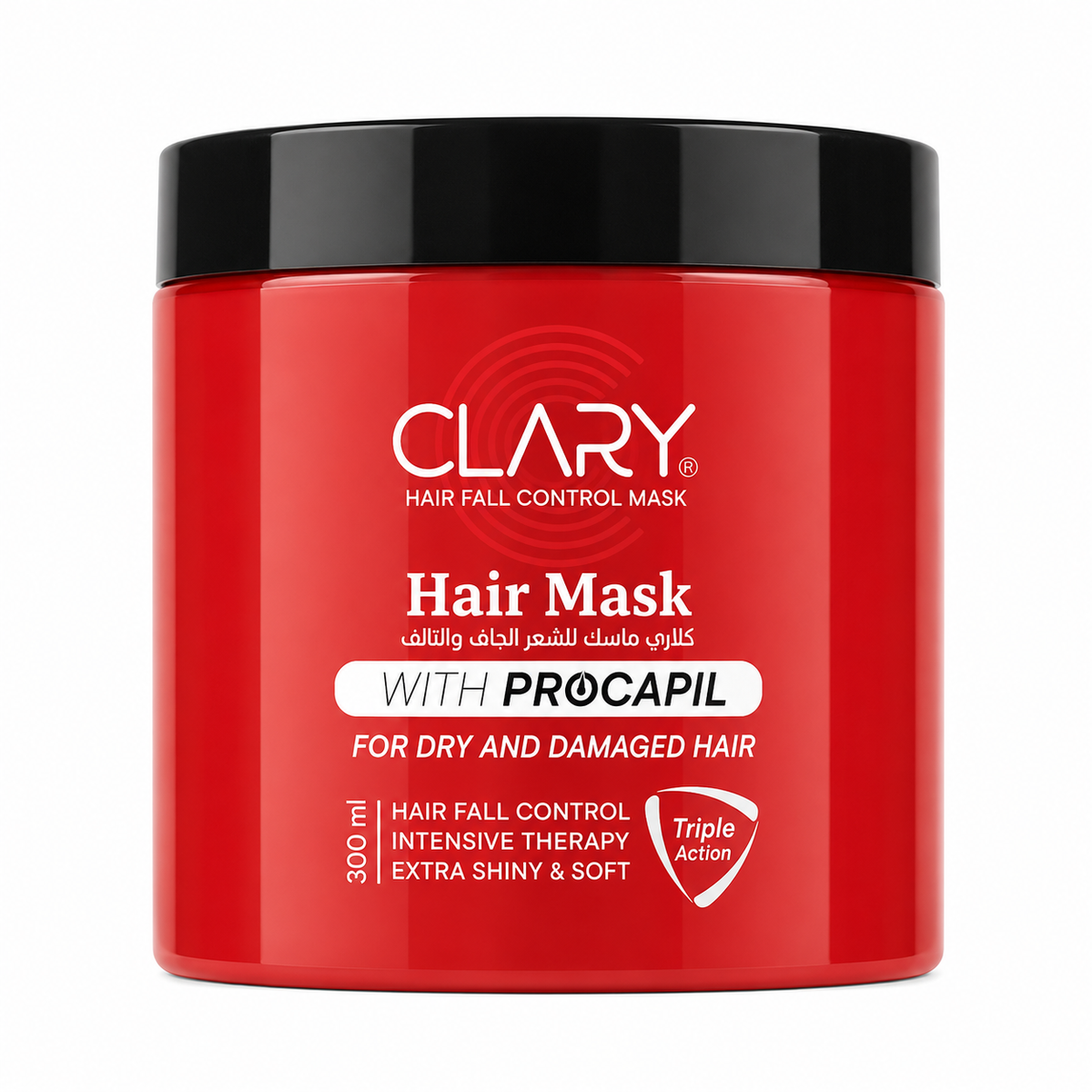 Clary Hair Mask 300ml with 3% Procapil, Argan Oil and Shea Butter