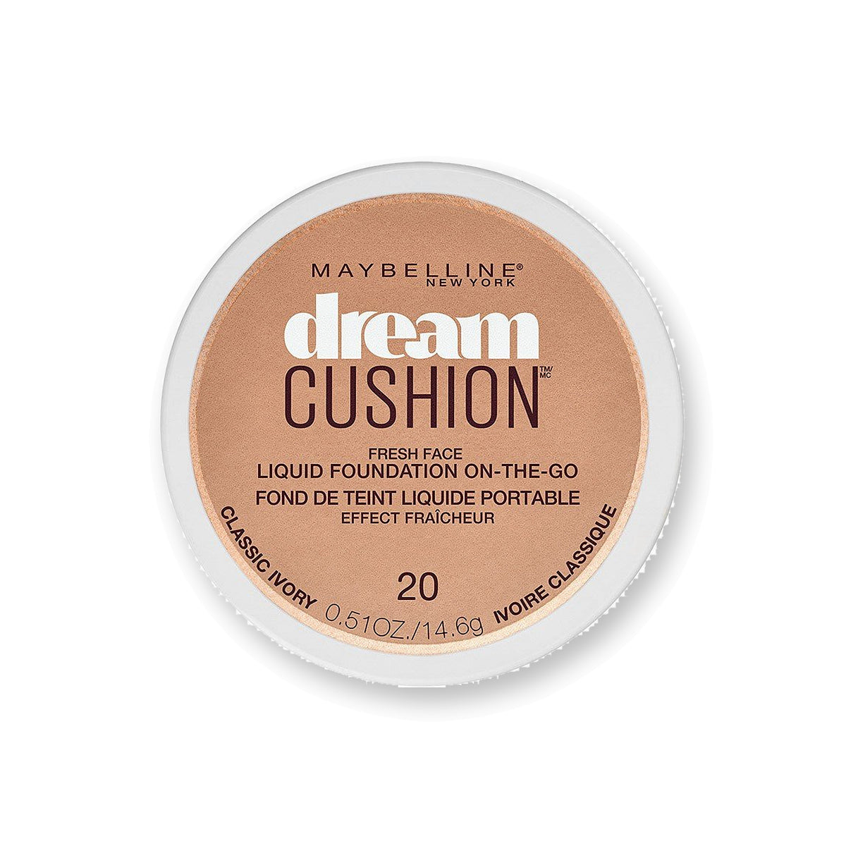 مستحضر أساس سائل دريم كوشن من مايبيلين - ٦٠ كاراميل