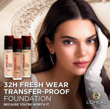 L'Oréal Infaillible 32H Fresh Wear Foundation in 160 Rose Linen providing long-lasting coverage with a lightweight feel.