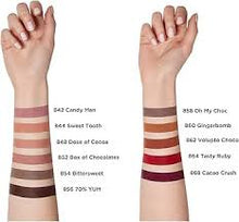 L'Oréal Ultra Matte Liquid Lipstick Les Chocolates in 858 Oh My Choc! delivering intense pigment with comfortable all-day wear.