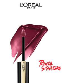 L'Oréal Paris Rouge Signature Matte Liquid Lipstick in 103 I Enjoy delivering long-lasting color with a comfortable matte finish.
