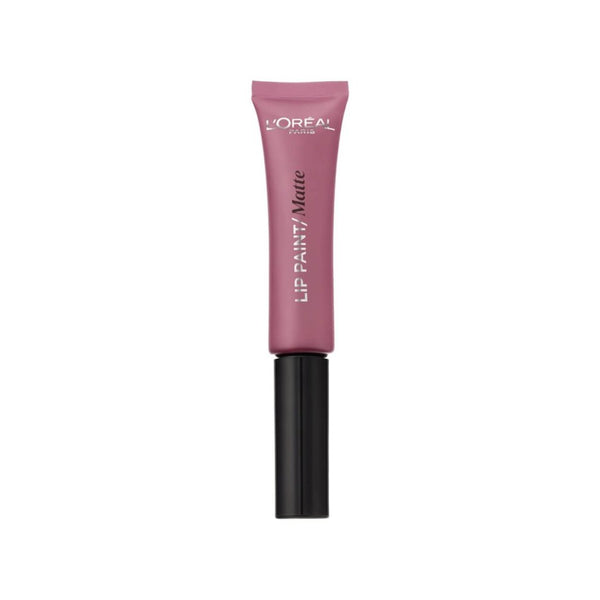 L'Oréal Infallible Nudist Matte Lip Paint in shade 212 Nude-ist with a soft nude matte finish.