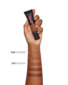 L'Oréal Infallible 24Hr Matte Cover Foundation 370 Mocha featuring a lightweight formula with comfortable all-day wear.