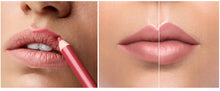 L'Oréal Paris Color Riche Lip Liner in shade 125 Maison Marais shown with the pencil tip exposed, highlighting its creamy formula and precise application.