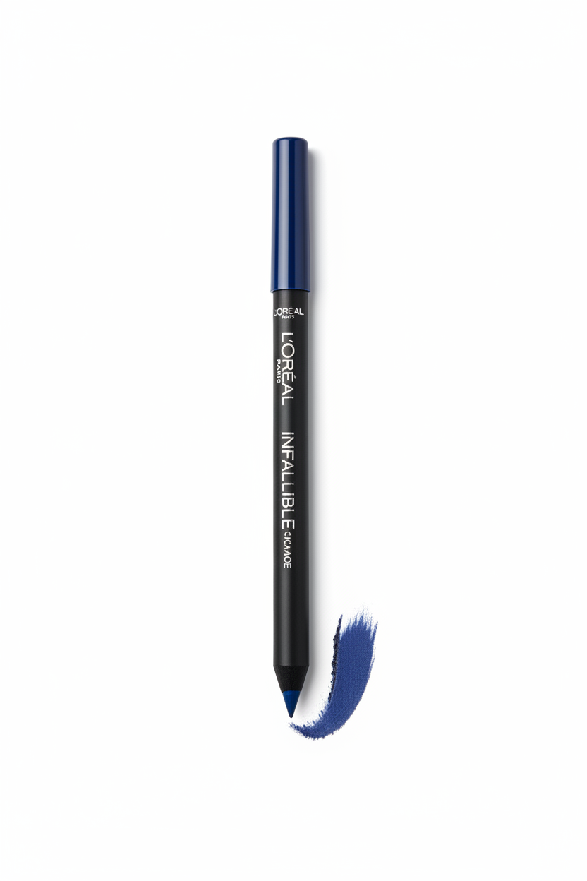 L'Oréal Paris Infaillible Longwear Lip Liner in shade 109 Blue Blood displayed as a lip pencil, featuring a richly pigmented formula for precise lip definition.