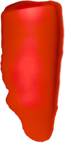 L'Oréal Paris Lip Paint Matte in shade 203 Tangerine Vertigo shown with the applicator removed, highlighting its precision doe-foot applicator and smooth liquid formula.