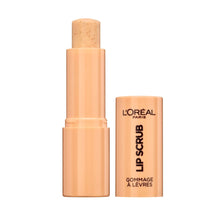 L'Oréal Paris Lip Spa Exfoliating Lip Scrub displayed in its tube, featuring a lip scrub designed to gently exfoliate and smooth the lips.