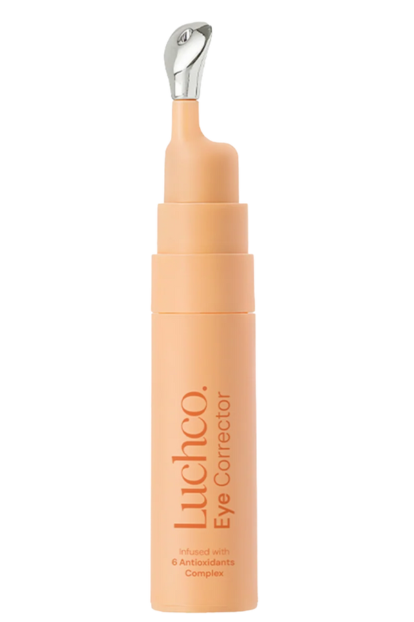 Luchco Eye Corrector 10ml under eye serum for dark circles and puffiness with Caffeine and Peptides