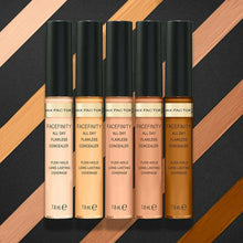 Max Factor Facefinity All Day Flawless Concealer in 080 providing smooth, full coverage with comfortable all-day wear.