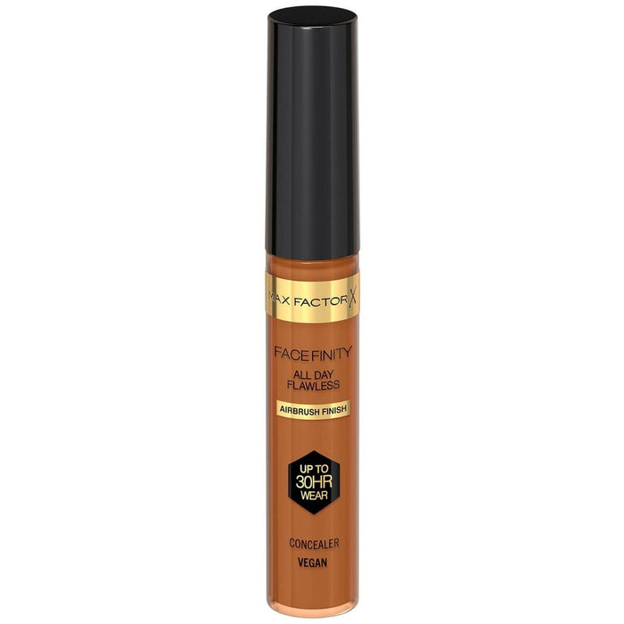 Max Factor Facefinity All Day Flawless Concealer in shade 090 with lightweight, full coverage and a natural matte finish.