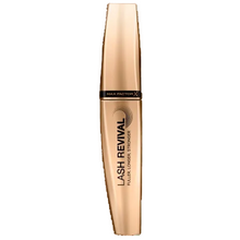 Close-up of Max Factor Lash Revival Mascara in Black showcasing the mascara wand and richly pigmented black formula for smooth lash application.