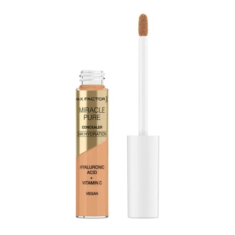 Max Factor Miracle Pure Concealer in shade 03 with lightweight, buildable coverage and a natural-looking finish.