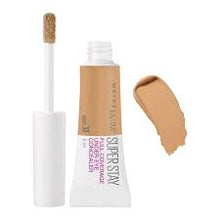 Maybelline Super Stay Full Coverage Under-Eye Concealer in 30 Honey providing full, blendable coverage with comfortable all-day wear.