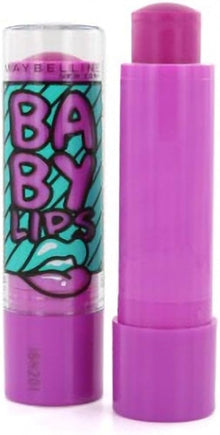 Maybelline Baby Lips Moisturising Lip Balm shade 18 Blueberry Boom featuring a nourishing formula with a refreshing blueberry flavor for long-lasting hydration.
