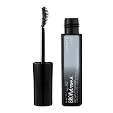 Maybelline Brow Drama Sculpting Brow Mascara in Transparent featuring a clear brow gel with a sculpting brush designed to shape and groom brows with a lightweight formula.