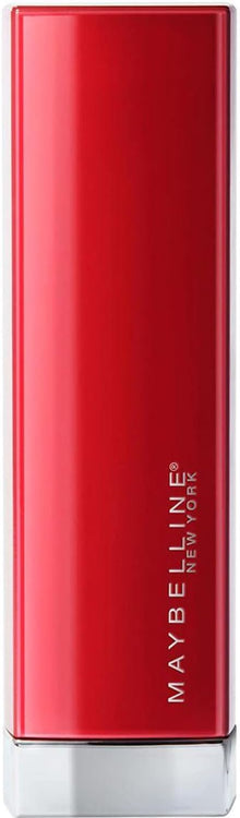 Maybelline New York Color Sensational Made For You Ruby For Me Lipstick with a creamy, hydrating formula and rich red color.