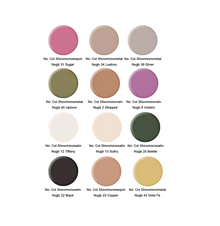 Close-up of Maybelline Color Show Eyeshadow in 23 Copper Fizz highlighting its silky powder texture and rich color payoff for seamless eye makeup looks.