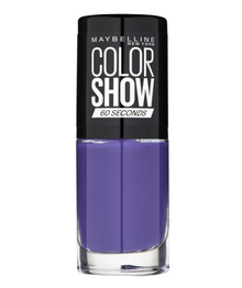 Maybelline Color Show Nail Polish in shade 336 Violet Vogue with a smooth formula and a glossy, long-lasting finish.