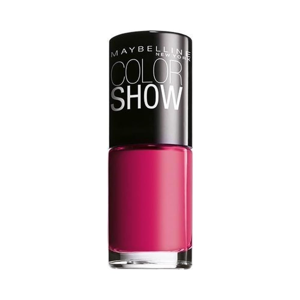 Maybelline Color Show Nail Polish in shade 6 Bubblicious with a smooth formula and a glossy, long-lasting finish.