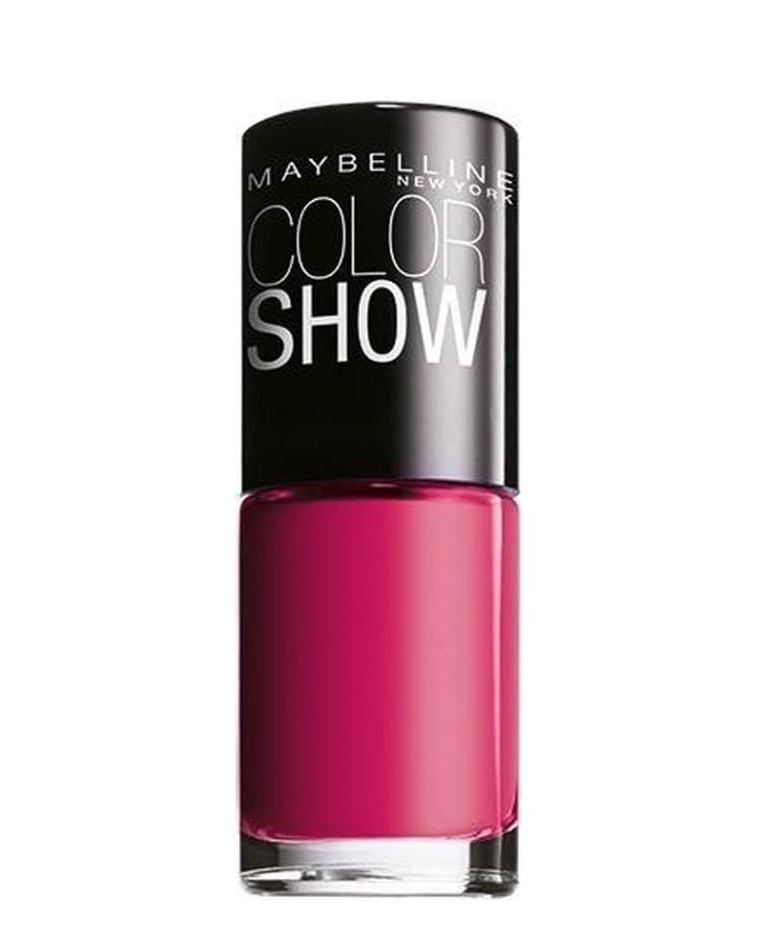 Maybelline Color Show Nail Polish in shade 6 Bubblicious with a smooth formula and a glossy, long-lasting finish.
