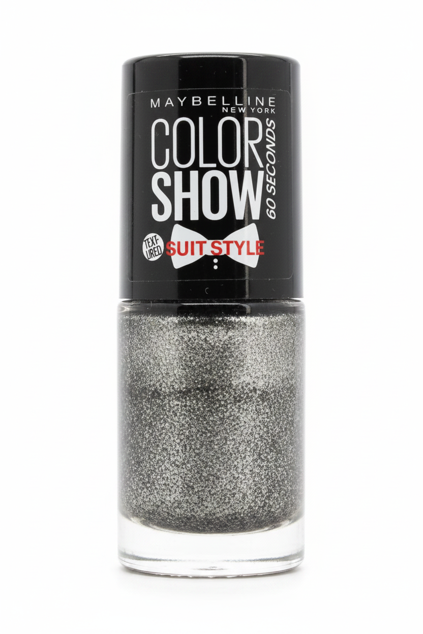 Maybelline Color Show Nail Polish shade 443 Suit And Sensibility delivering rich color with a high-shine, chip-resistant finish.