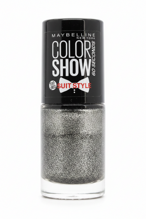 Maybelline Color Show Nail Polish shade 443 Suit And Sensibility delivering rich color with a high-shine, chip-resistant finish.