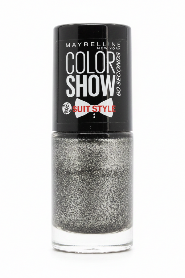 Maybelline Color Show Nail Polish shade 443 Suit And Sensibility delivering rich color with a high-shine, chip-resistant finish.