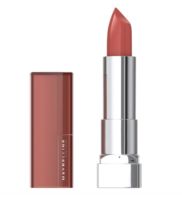 Maybelline New York Colour Sensational Lipstick in shade 133 Almond Hustle with a creamy formula and warm nude brown color.