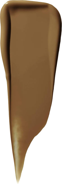 Swatch of Maybelline Dream Urban Cover Foundation in shade 352 Truffle showcasing its deep complexion tone, smooth liquid texture, and natural-looking finish.