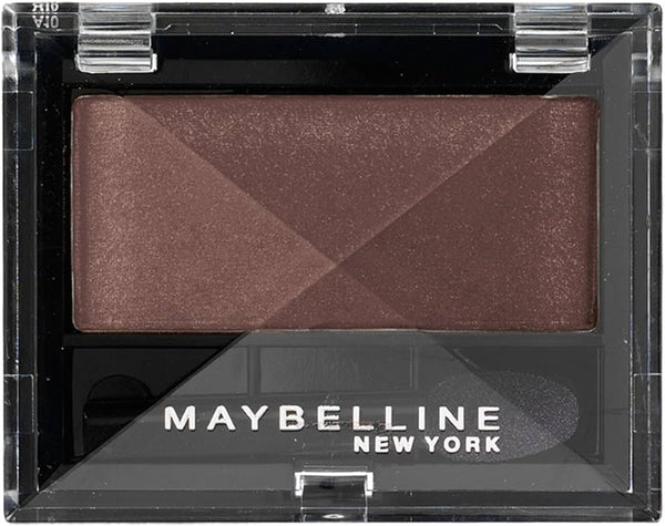 Maybelline Eye Studio Mono Eyeshadow in shade 750 Chocolate Chic displayed in its compact, featuring a richly pigmented powder eyeshadow.