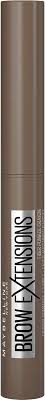 Maybelline Eyebrow Pomade Crayon in shade 04 Medium Brown displayed in its signature pencil packaging with a creamy pomade formula for natural-looking brow definition.