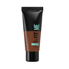 Maybelline Fit Me Matte + Poreless Foundation in shade 365 Espresso with lightweight, buildable coverage and a natural matte finish.