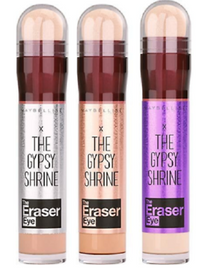 Maybelline The Gypsy Shrine The Eraser Eye Concealer Honey featuring a creamy, blendable formula to conceal dark circles and imperfections.