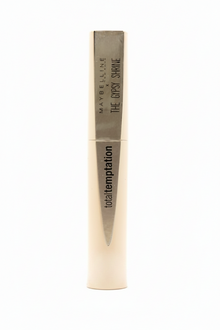 Maybelline Total Temptation x The Gypsy Shrine Mascara in Black featuring a buildable volumizing mascara with a soft-bristle brush for fuller-looking, defined lashes.
