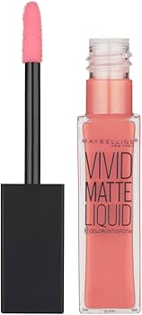 Close-up of the Maybelline Vivid Matte Liquid Lipstick 07 Blush applicator, designed for precise, even application and smooth coverage with the creamy formula.