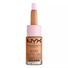 NYX Bare With Me Luminous Tinted Skin Serum in shade 03 Universal Medium with lightweight coverage and a natural radiant finish.