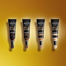 NYX Born To Glow Concealer 15 Caramel featuring a lightweight, blendable formula for a luminous complexion.