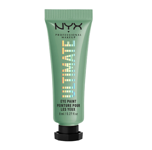 NYX Eye Paint Ultimate in 01 Exist Fabulously featuring a highly pigmented cream eyeshadow in a squeeze tube with a smooth, blendable texture for even application.
